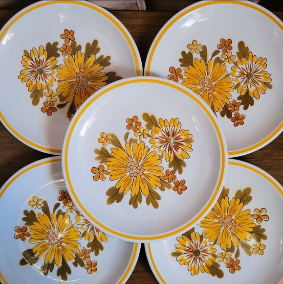 Vintage 70's Premiere dinner plates - Picture 6 of 6